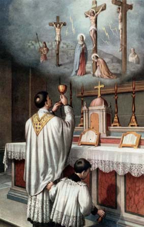 Ogni altare  un Calvario