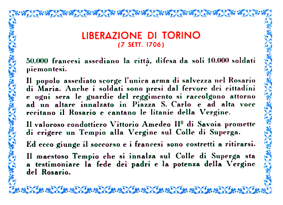 La liberazione di Torino (7 Sett. 1706)