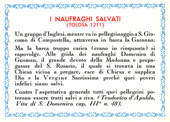 I naufraghi salvati (Tolosa 1211)