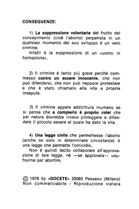 Conseguenze